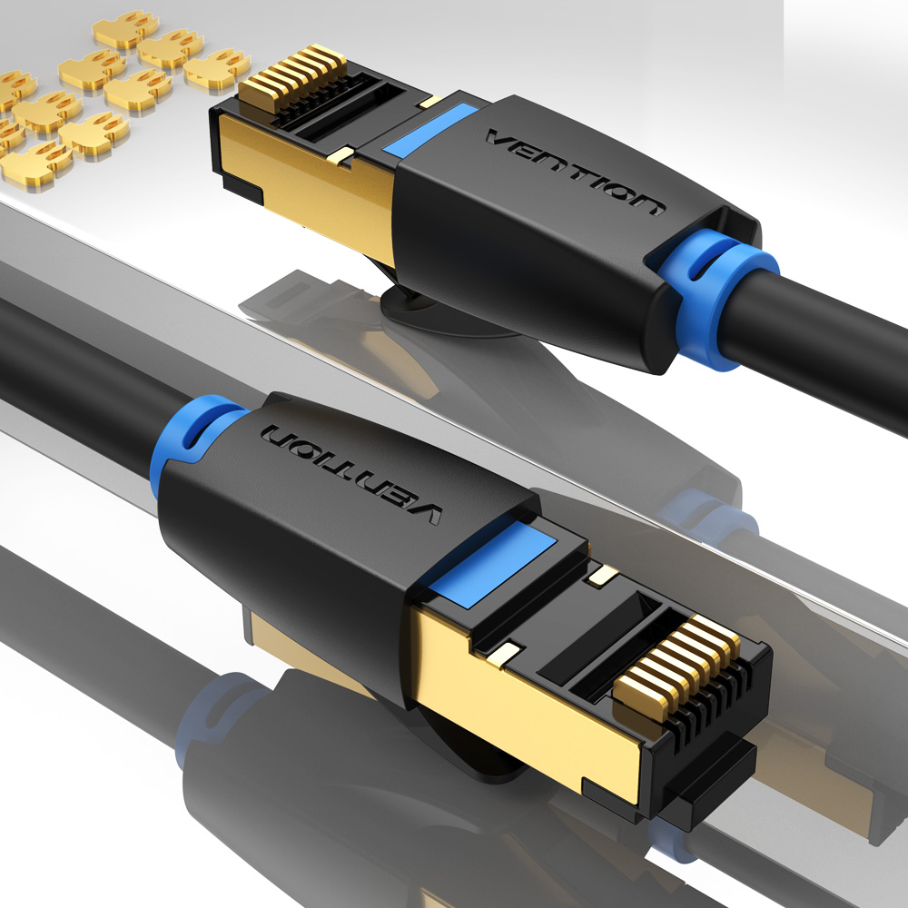 벤션 40Gbps CAT8 인터넷 랜선 랜케이블 IKA 3m, 1개 - 상세 이미지 4