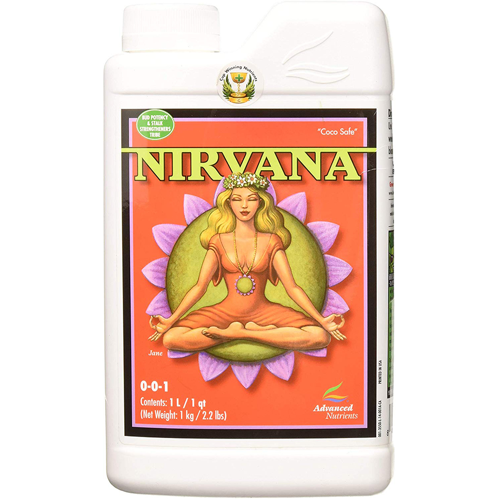 Advanced Nutrients Nirvana Fertilizer 1 Liter 유기농 개화기 식물성 비료 너바나 1리터