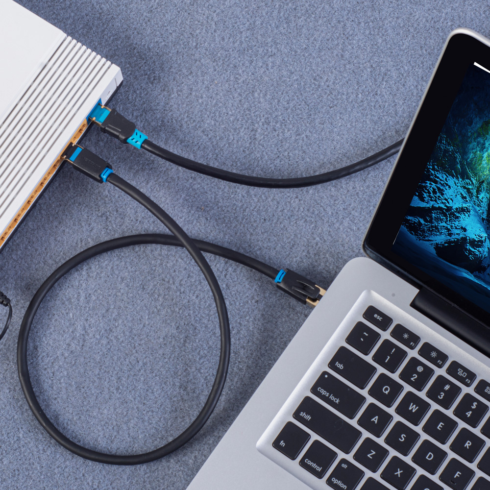 벤션 40Gbps CAT8 인터넷 랜선 랜케이블 IKA 3m, 1개 - 상세 이미지 3
