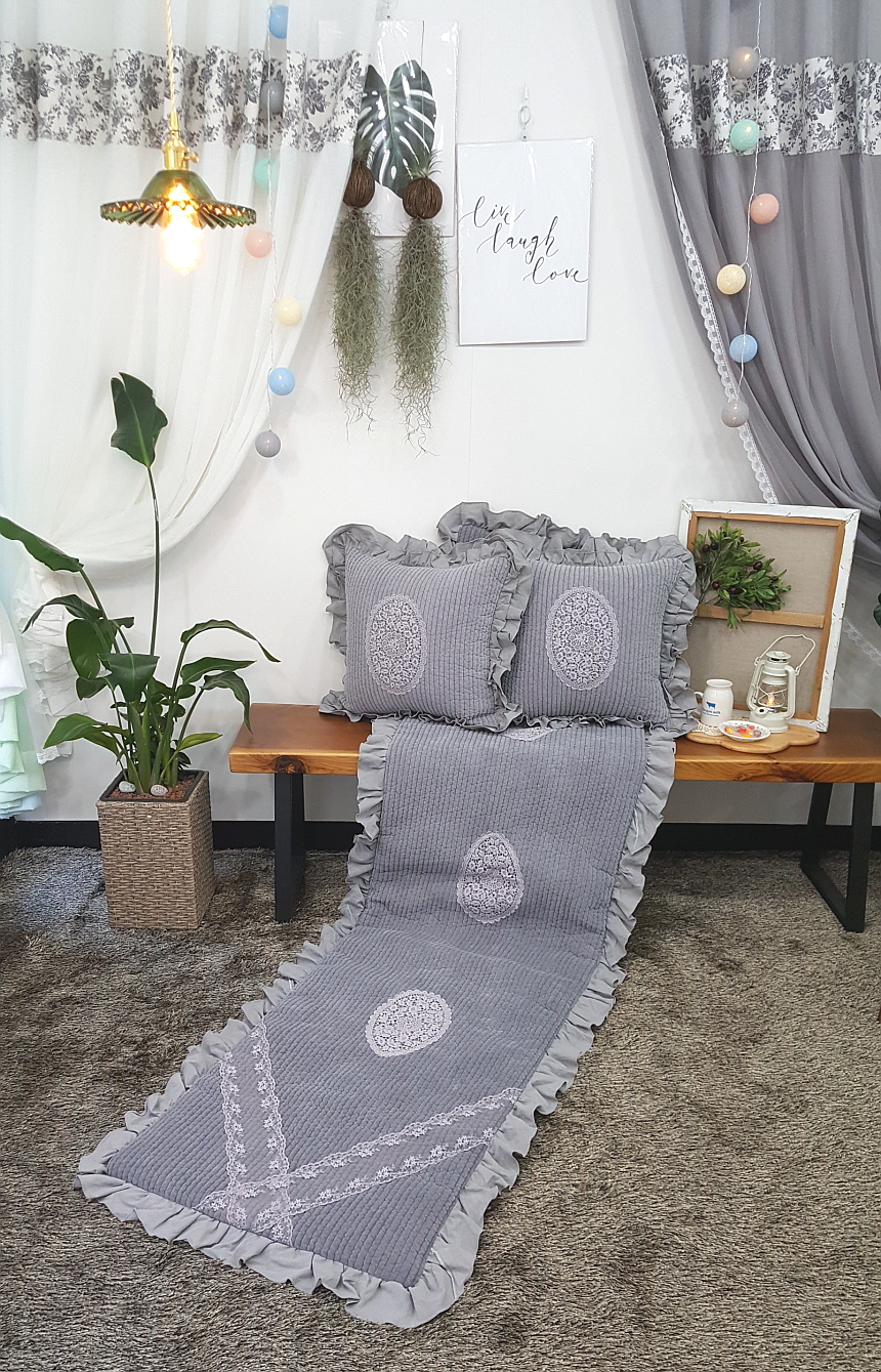 오월 모니카 프릴 골덴 쇼파패드 3인용 4인용 돌쇼파 패드 맞춤