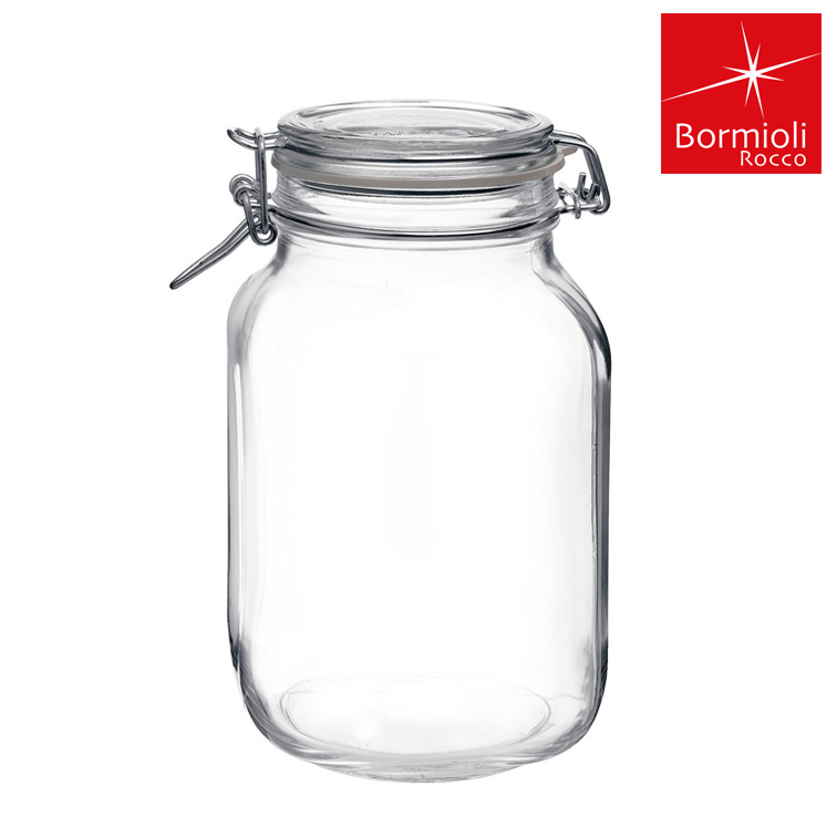 보르미올리 피도 유리용기 밀폐유리병 발효용기 쨈병 과일청병 2.0L