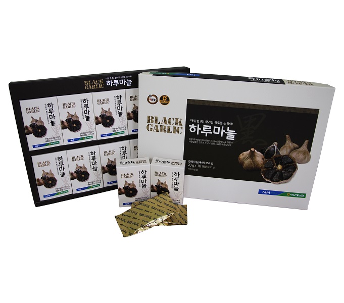 하루마늘 숙성깐 흑마늘 20g x10개입 - 상품 이미지