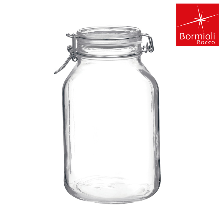 보르미올리 피도 유리용기 밀폐유리병 담금주 피클 발효용기 2L / 3L / 4L / 5L - 상세 이미지 3
