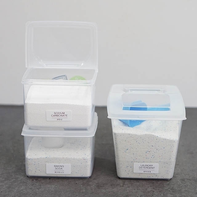 세탁세제통 소분용기 1리터통 세제통 추천 세탁세제 사용법