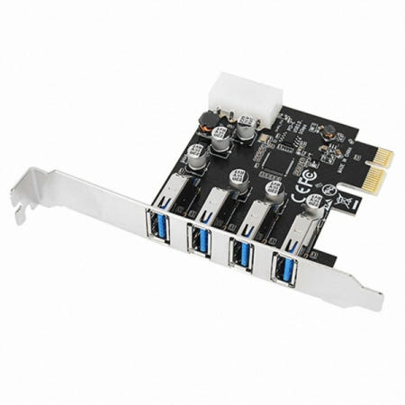 이지넷유비쿼터스 넥스트 NEXT-405NEC LP USB3.0 4포트 PCIe 카드