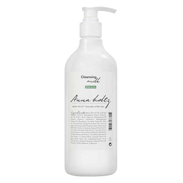 안나홀츠 메이크업 딥 클렌징 2종 세트 (클랜징폼 500ml + 클랜징밀크 500ml) 약산성 저자극 순한 리무버 미세먼지 피지 지성 건성 피부 세안제 - 상세 이미지 3