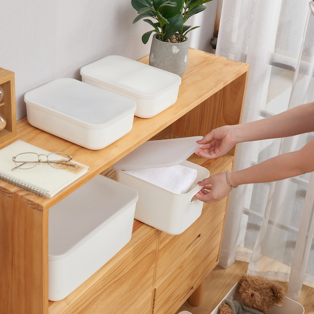 코드86 수납 바구니 옷 장난감 팬트리 플라스틱 바스켓 손잡이형 8L