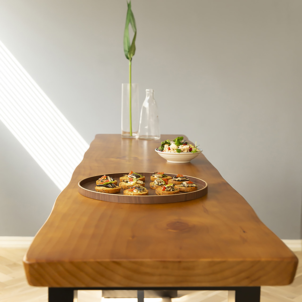 옐로우라이트 스타벅스 홈바테이블 원목 다이닝 카페 식탁 테이블