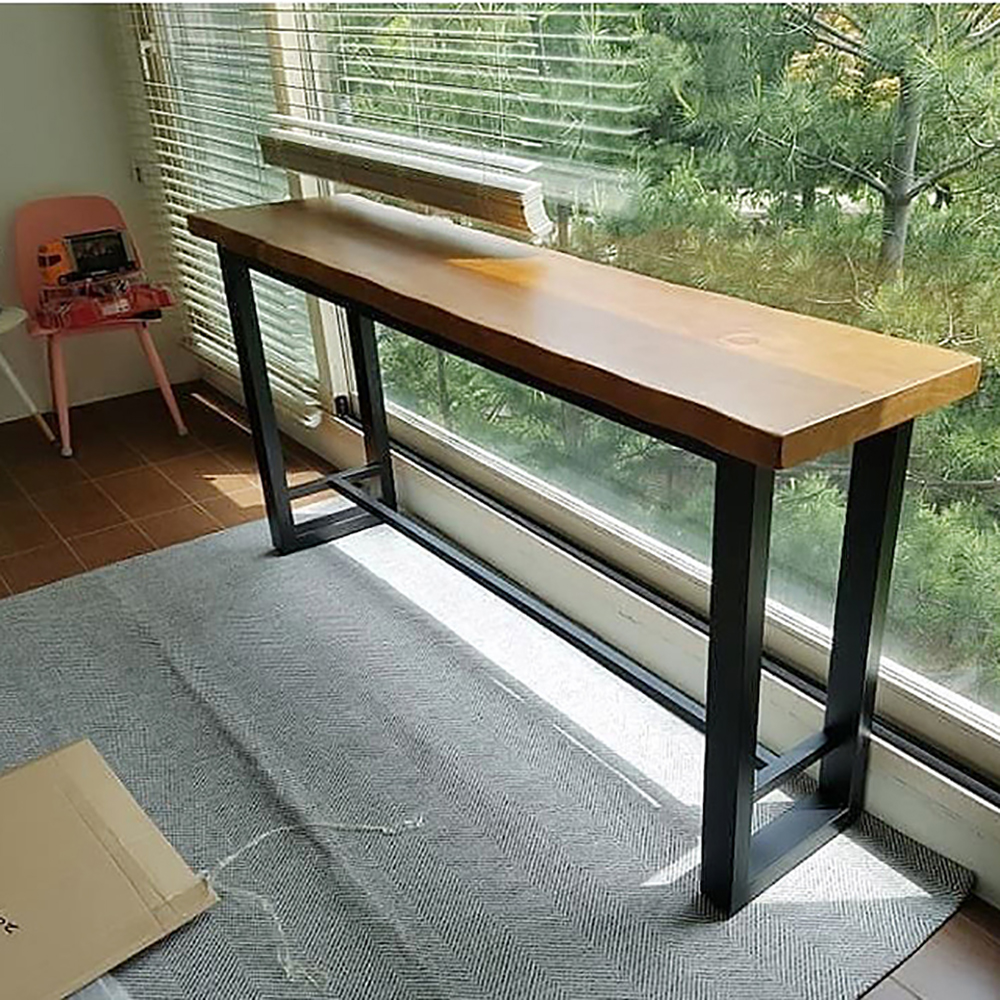 옐로우라이트 스타벅스 홈바테이블 원목 다이닝 카페 식탁 테이블