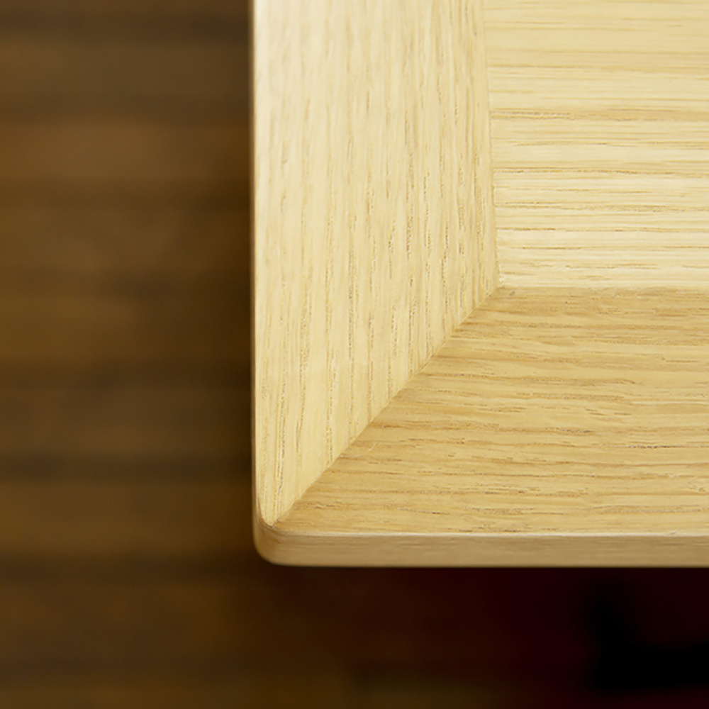 옐로우라이트 오크우드슬랩 오크 원목 식탁 다이닝 화이트오크 카페 테이블 맞춤제작 스타벅스식탁