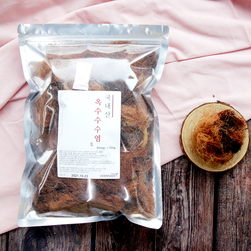 국산 옥수수수염 옥발 100g+100g - 상품 이미지