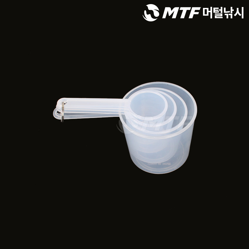 국산 프로 계량컵 반투명 4종세트 떡밥 계량 - 상세 이미지 4