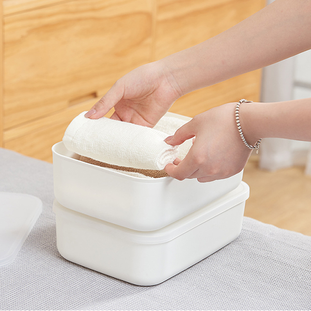 코드86 수납 바구니 옷 장난감 팬트리 플라스틱 바스켓 손잡이형 8L