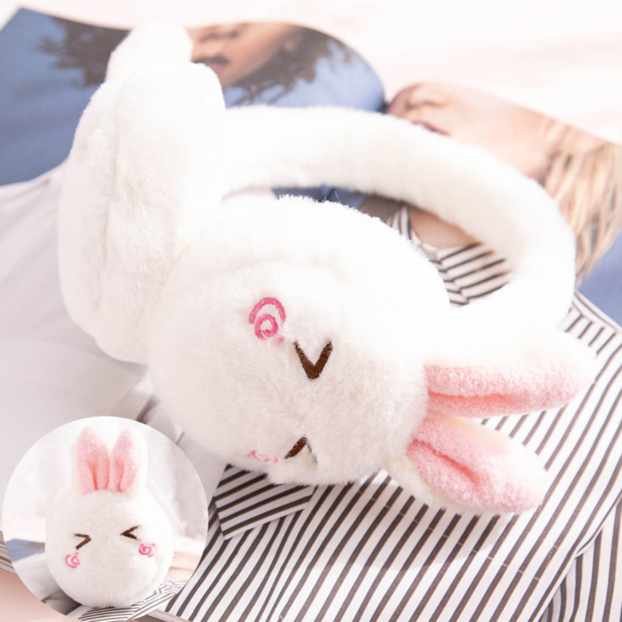 키즈트리 겨울 따뜻한 방한 깜찍 토끼 귀마개 ET-21 이미지 7