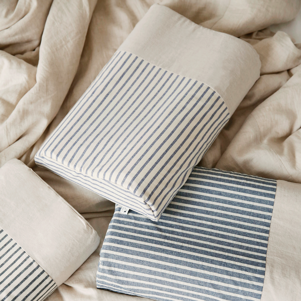 프로젝트쉼, 천연 라텍스 경추 기능성 수면 숙면 베개 스몰 커버세트