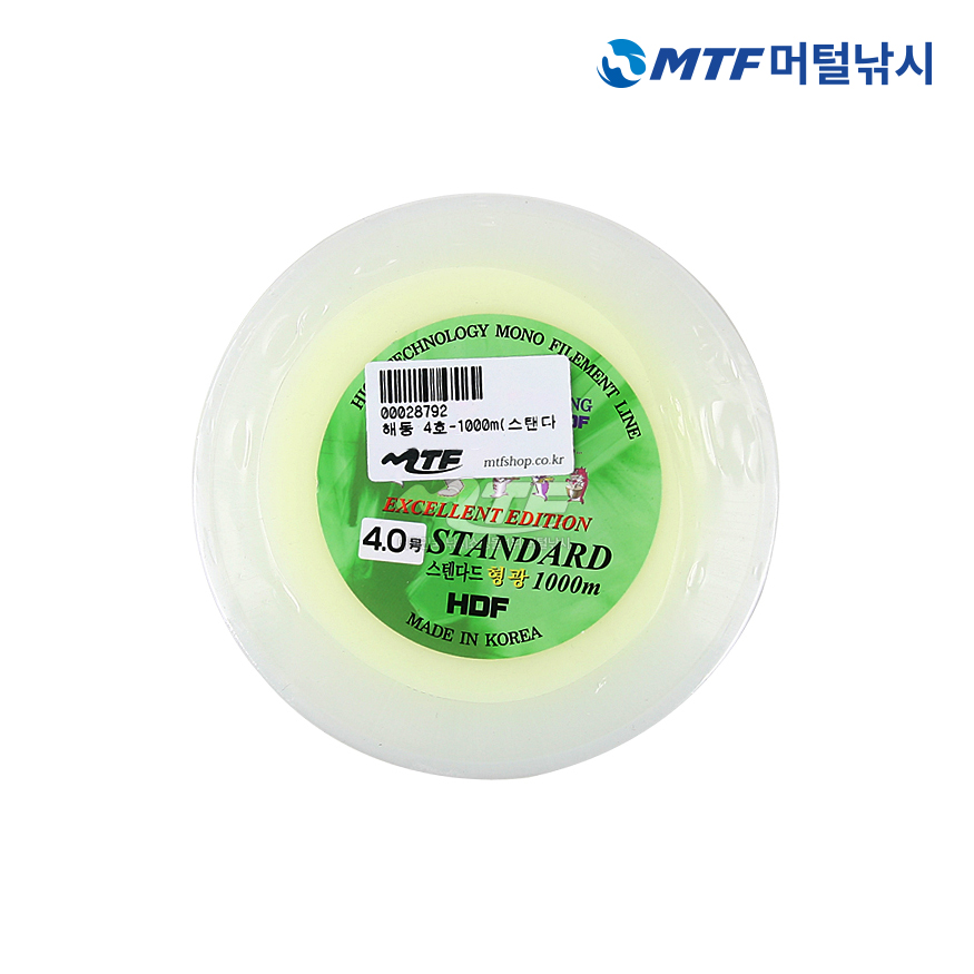 해동 스탠다드 1000m 형광릴줄 3호 바다원줄/낚시줄 - 상세 이미지 2