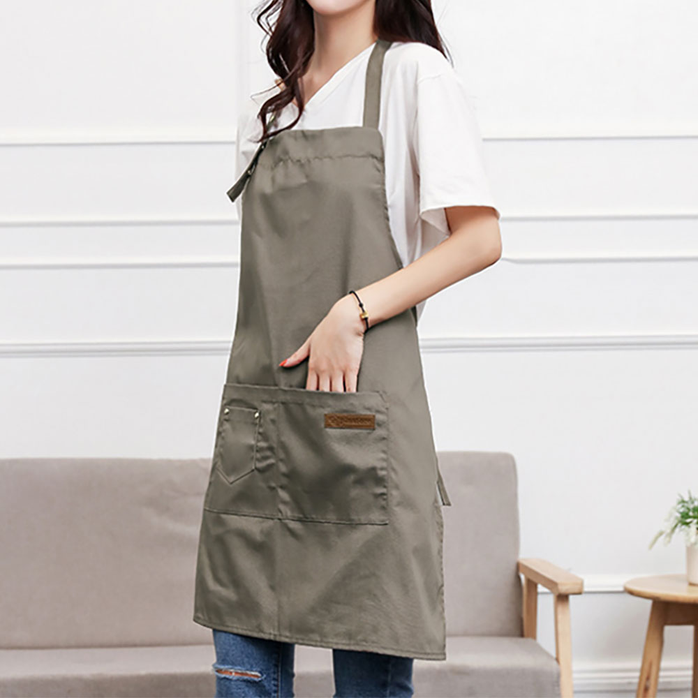 송강 앞치마 어린이집 바리스타 방수 원피스 카페 데님 주방