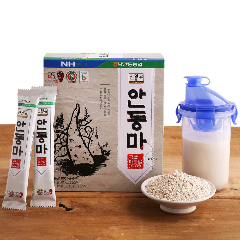 안동 참마 마가루 마분말 + 쉐이커 250g, 4개 - 상세 이미지 2