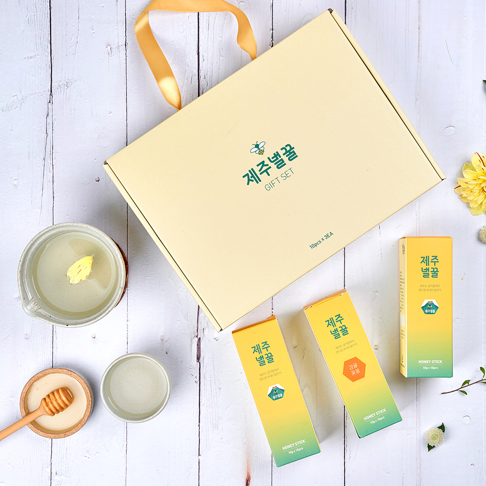 제주 감귤꽃 꿀스틱 선물세트 - 메인 이미지