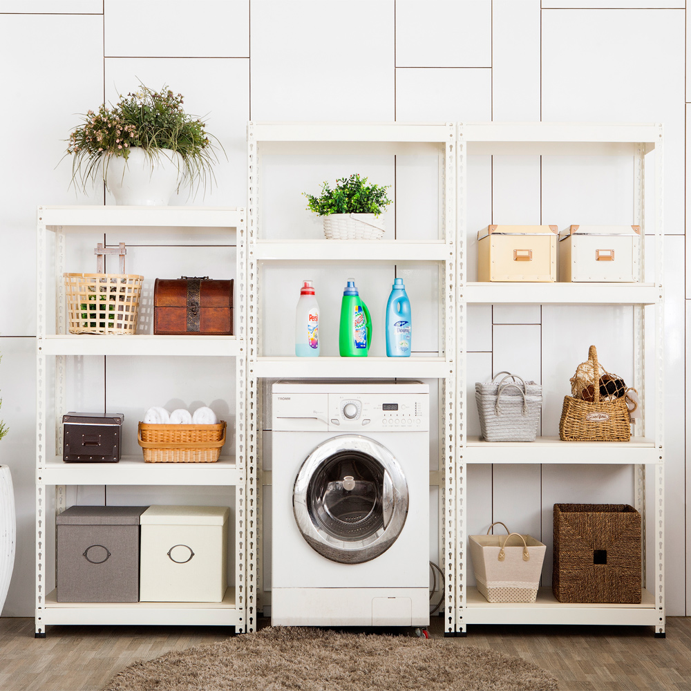 베란다 창고 선반 수납 철제 철 조립식 앵글 규격 다용도실 600300900 2단