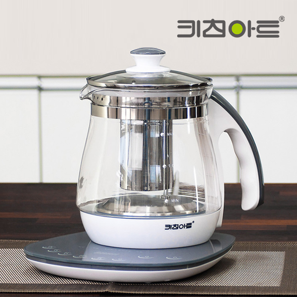 키친아트 분유포트 전기 커피 포트 유리 주전자 1.8L 그레이 제품 이미지