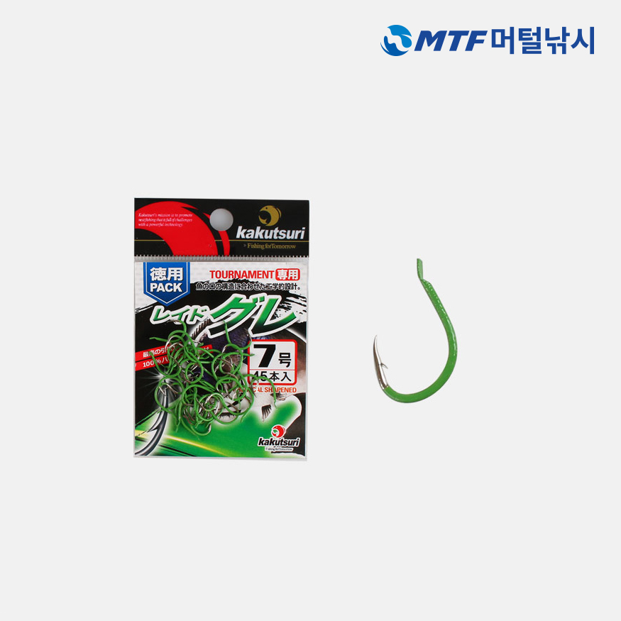 카쿠쯔리 레이드구레 벵에돔 덕용바늘 그린 뱅어돔바늘 바다낚시바늘 - 상세 이미지 4