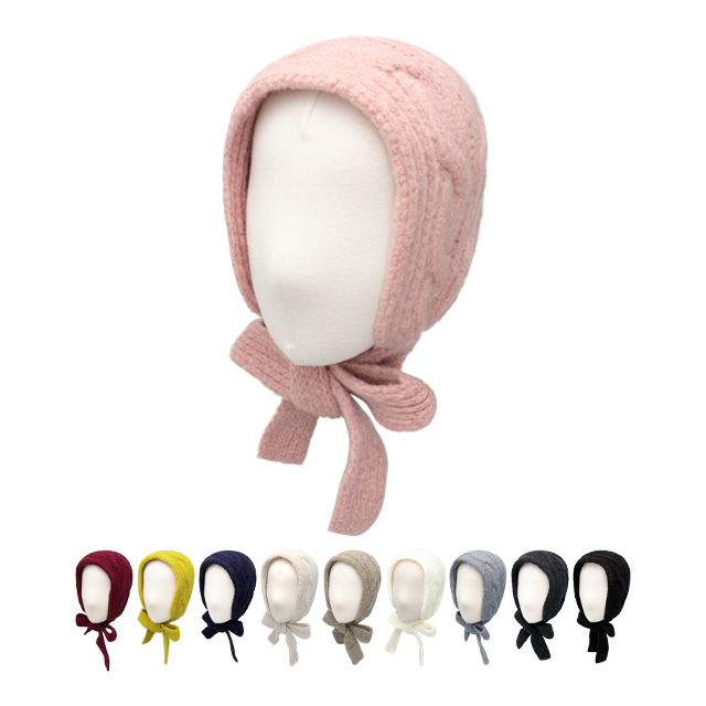 국내생산 쫄깃한 바게트 귀마개 여성 겨울 니트 꽈베기 귀도리