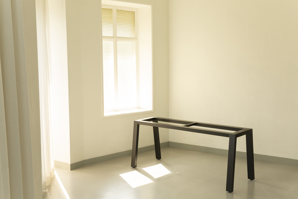 [뉴송 우드슬랩] 원목식탁 / A다리 개방형 (우드슬랩테이블 스타벅스식탁)