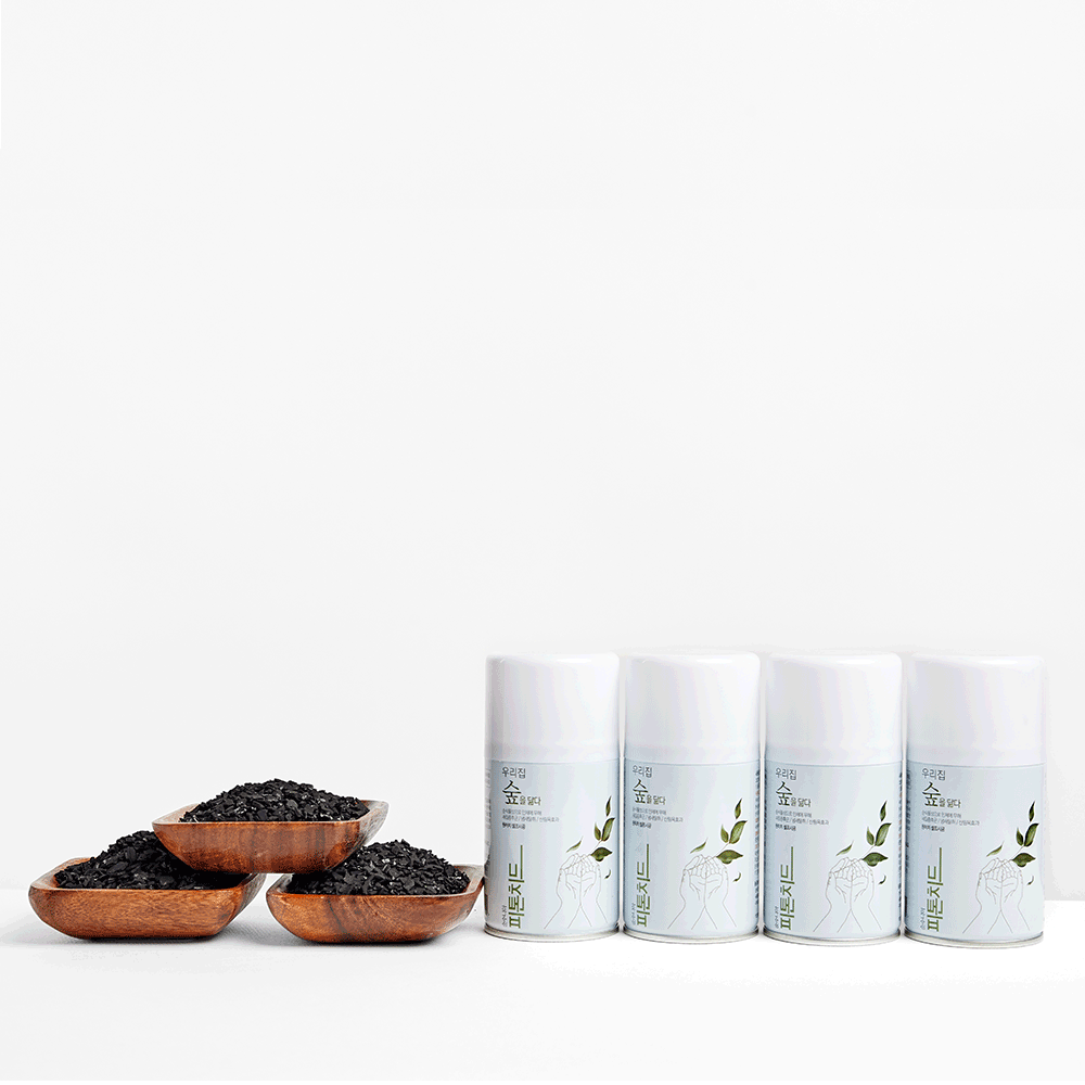 화목한가정 셀프 새집증후군제거제 40평형 패키지 (5kg3개+원터치피톤치드캔4개+위생키트1개)