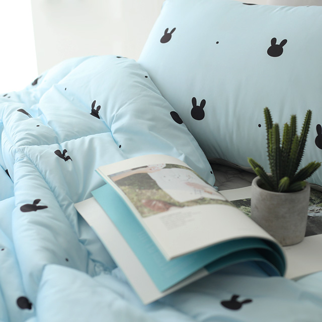 침구 이불 차렵이불 사계절 기숙사이불세트 먼지없는 알러지케어 싱글이불세트