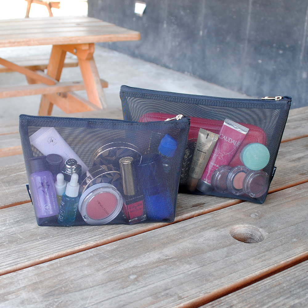 삼각 사각 메쉬 파우치 미니 다용도 여행용 정리 화장품