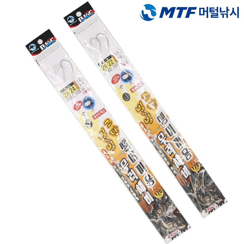 백경 빙빙 2단 생미끼용 우럭 채비 바늘 BK-408 - 상세 이미지 4