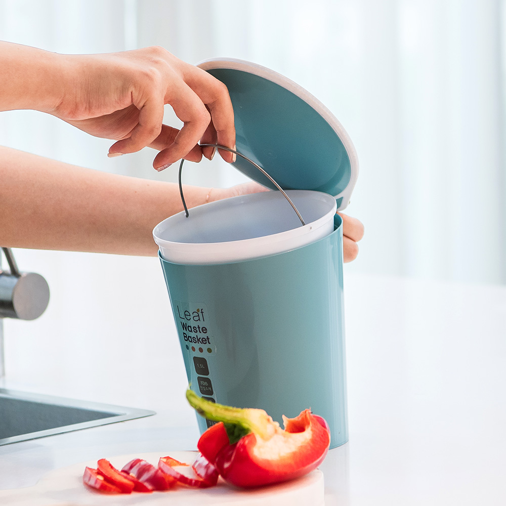 리프 음식물 쓰레기통 가정용 싱크대 휴지통