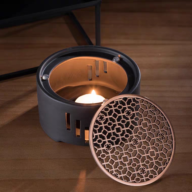 [티워머] 부부티 무광블랙 도자기 티포트워머