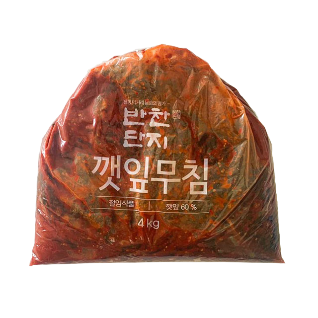 [반찬단지] 깻잎무침 4kg : 마켓투고
