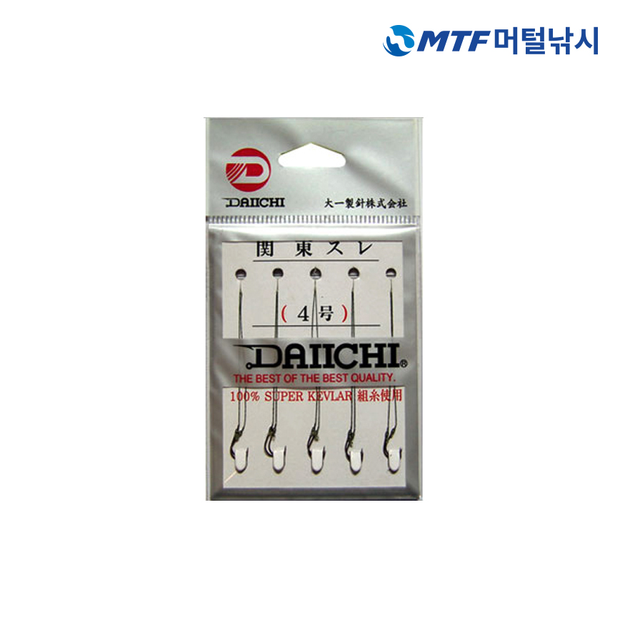 다이치 2본 묶음 민물 낚시 무미늘 바늘 - 상세 이미지 2