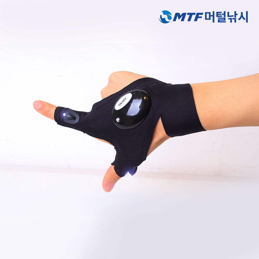 머털낚시 야간용 라이트장갑 라이트글로브/낚시장갑 - 상세 이미지 2