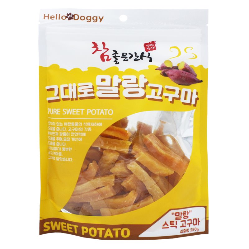 헬로도기 참좋은간식 말랑고구마 큐브250g - 상세 이미지 2