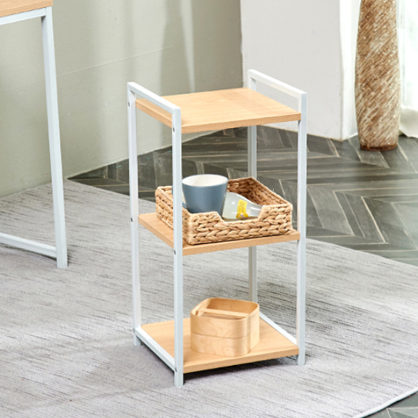 공간활용 사이드 3단 선반 수납장 보조 테이블 책장 틈새선반 diy 조립 FIXA 보데 - 상세 이미지 3