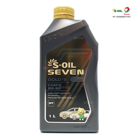 (S-OIL)에스오일 7 GOLD 세븐골드 5W30 1L 100%합성 엔진오일