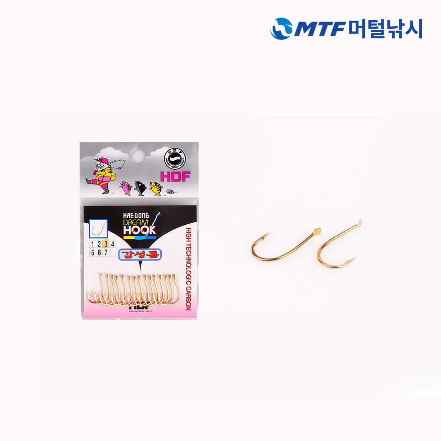 해동 후크 감성돔 바늘 금바늘 금색 - 상세 이미지 5