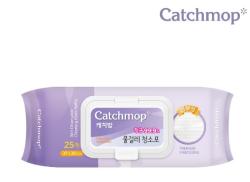 캐치맙 패드 청소대 밀대 걸레 3P 바닥 청소 먼지 물 침대 밑 대 손