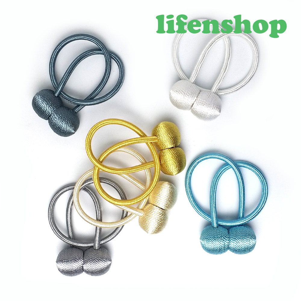 라이프엔 자석 커튼장식 링 타이백 후사고리 커튼타이끈
