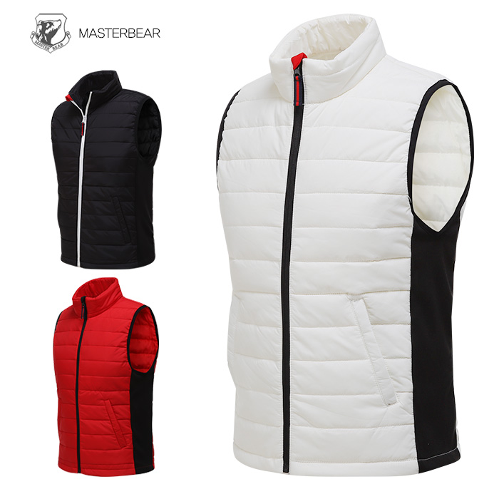 마스터베어 엑스트라 웜 V6 남성 남성 패딩 조끼 MBW1038