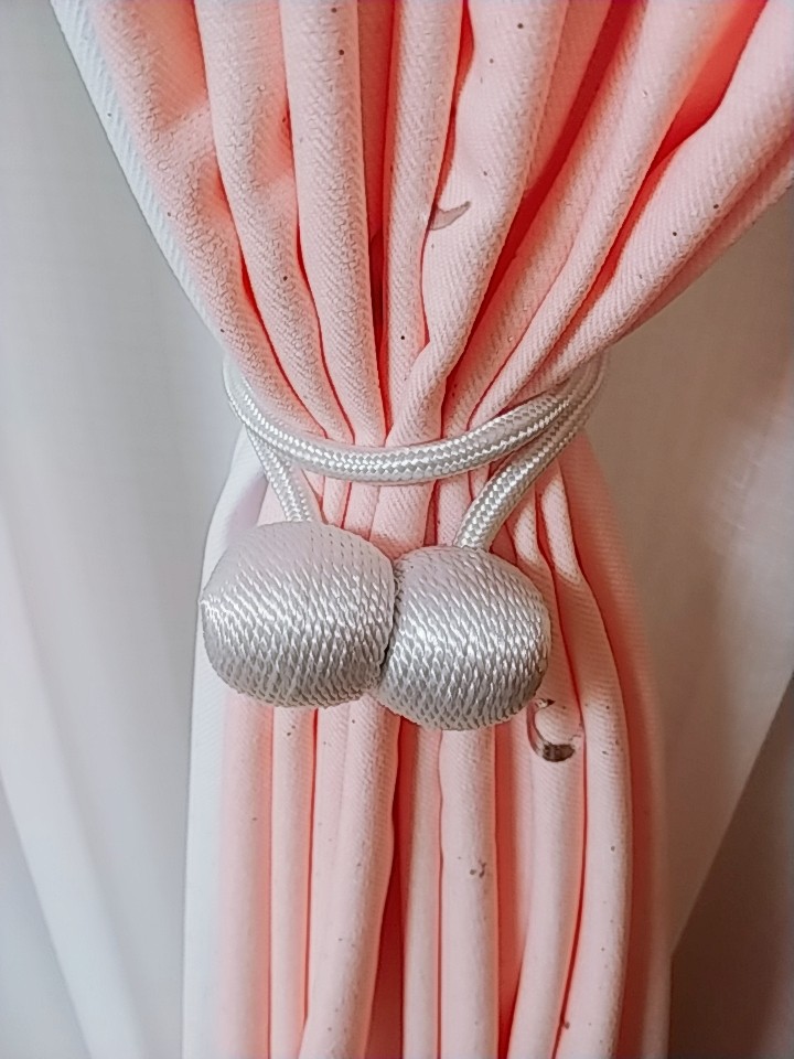 라이프엔 자석 커튼장식 링 타이백 후사고리 커튼타이끈