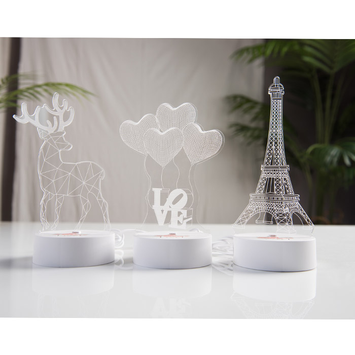 LED 아크릴 무드등 사슴 선물용 무드 조명