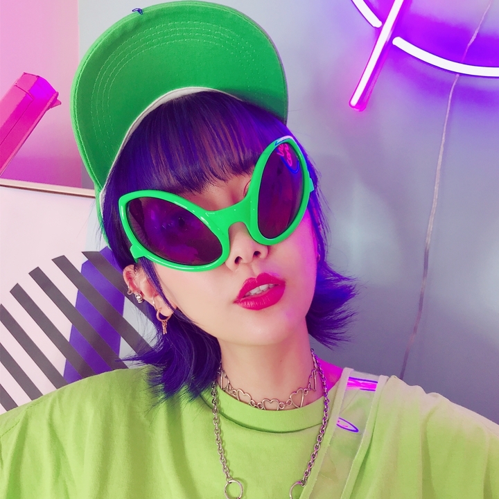 외계인 인싸 선글라스 안경 5color [웃긴 특이한 쓸데없는 선물 선그라스 썬글라스] - 상품 이미지