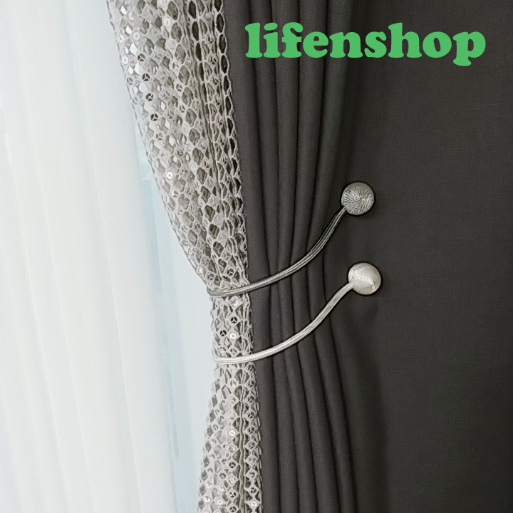 라이프엔 자석 커튼장식 링 타이백 후사고리 커튼타이끈