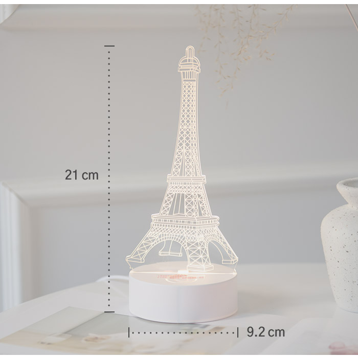 LED 아크릴 무드등 에펠탑 선물용 무드 조명