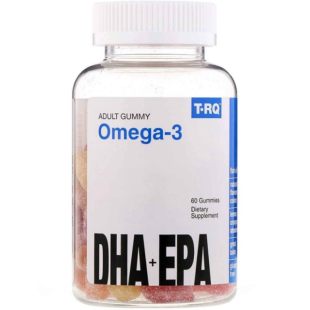 T-RQ 오메가3 DHA EPA 레몬 오렌지 딸기맛 60구미 - 상품 이미지